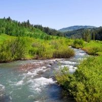 A river in Eastern Idaho